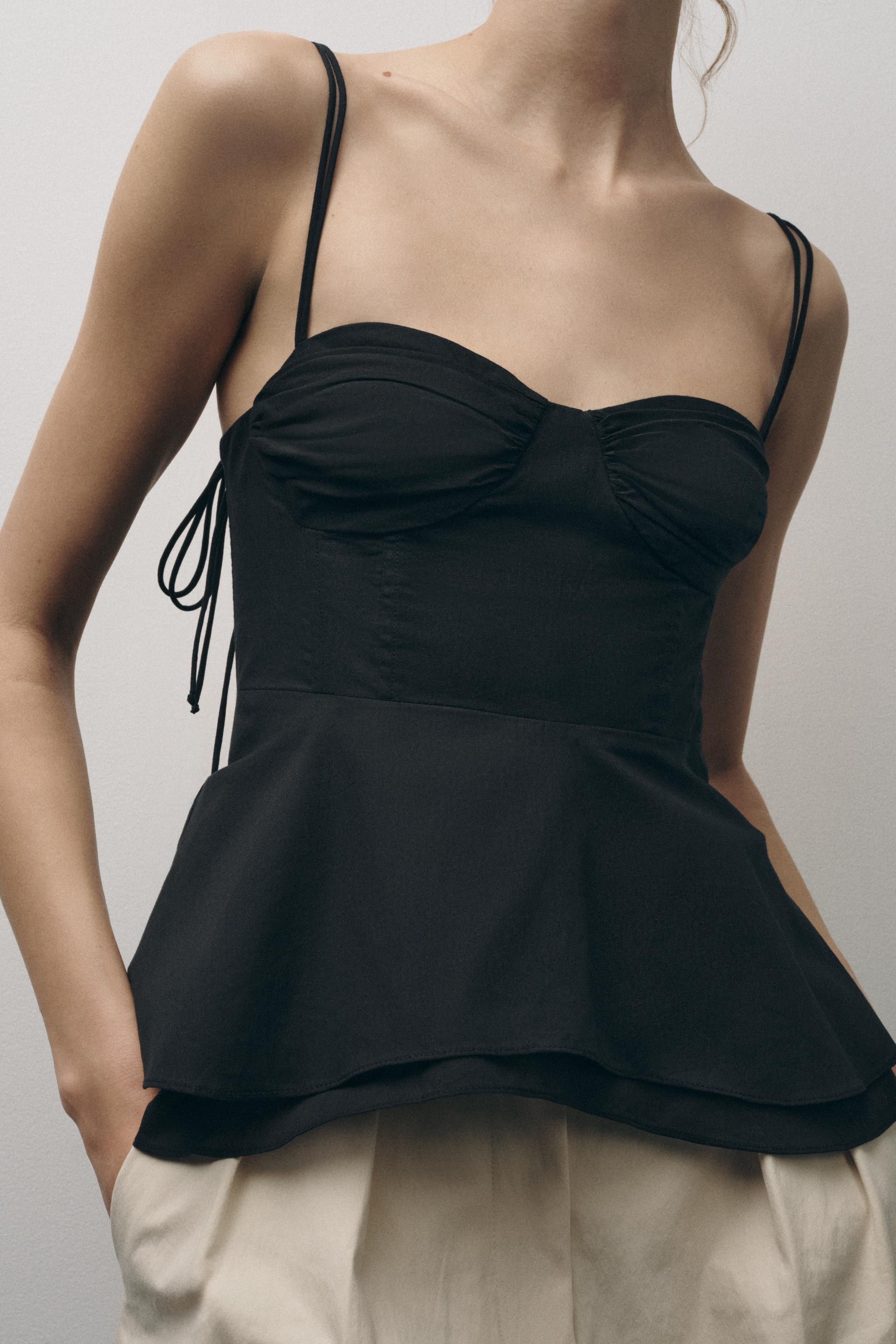 SOLITA PEPLUM TOP