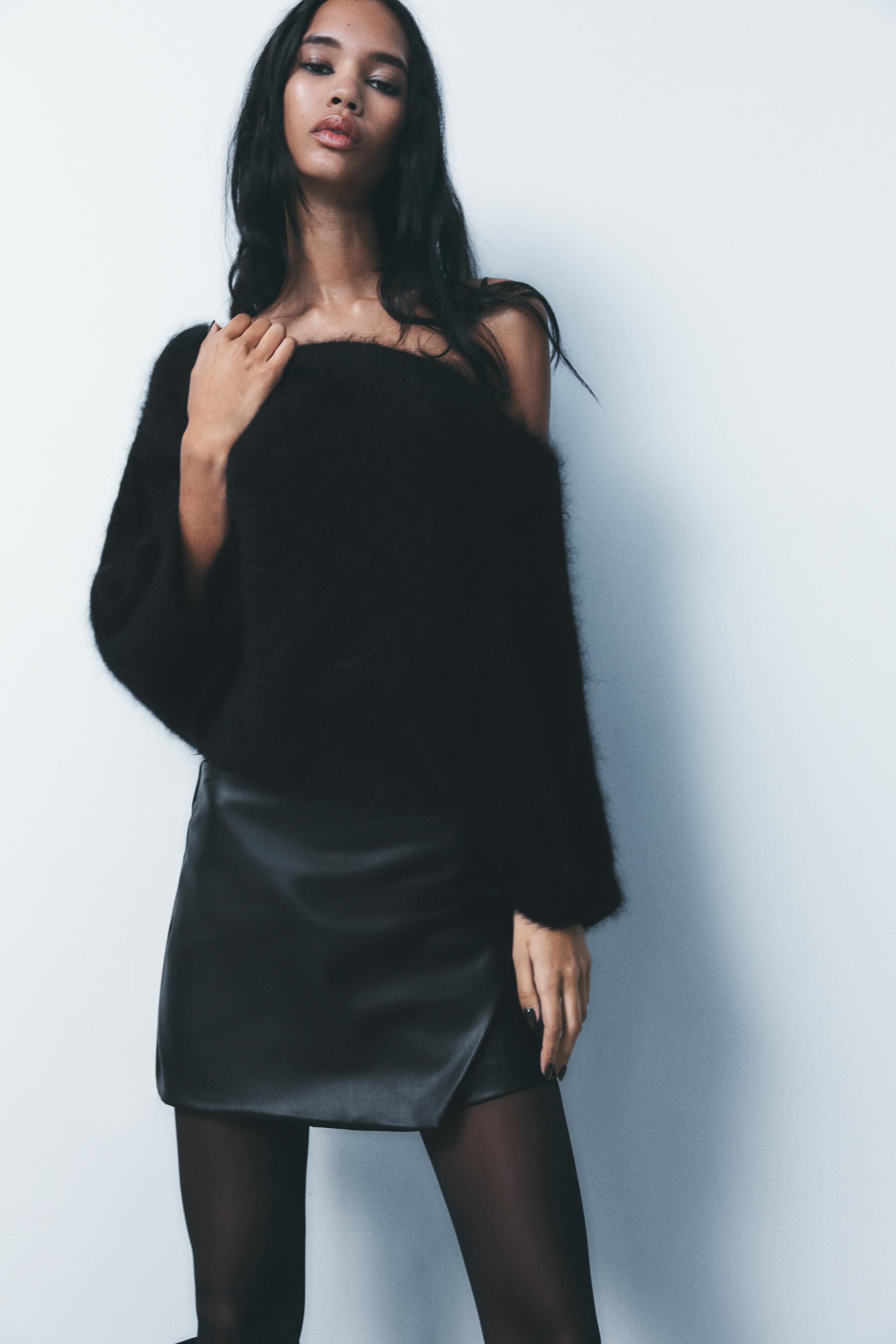 ZAYA MINI LEATHER SKIRT