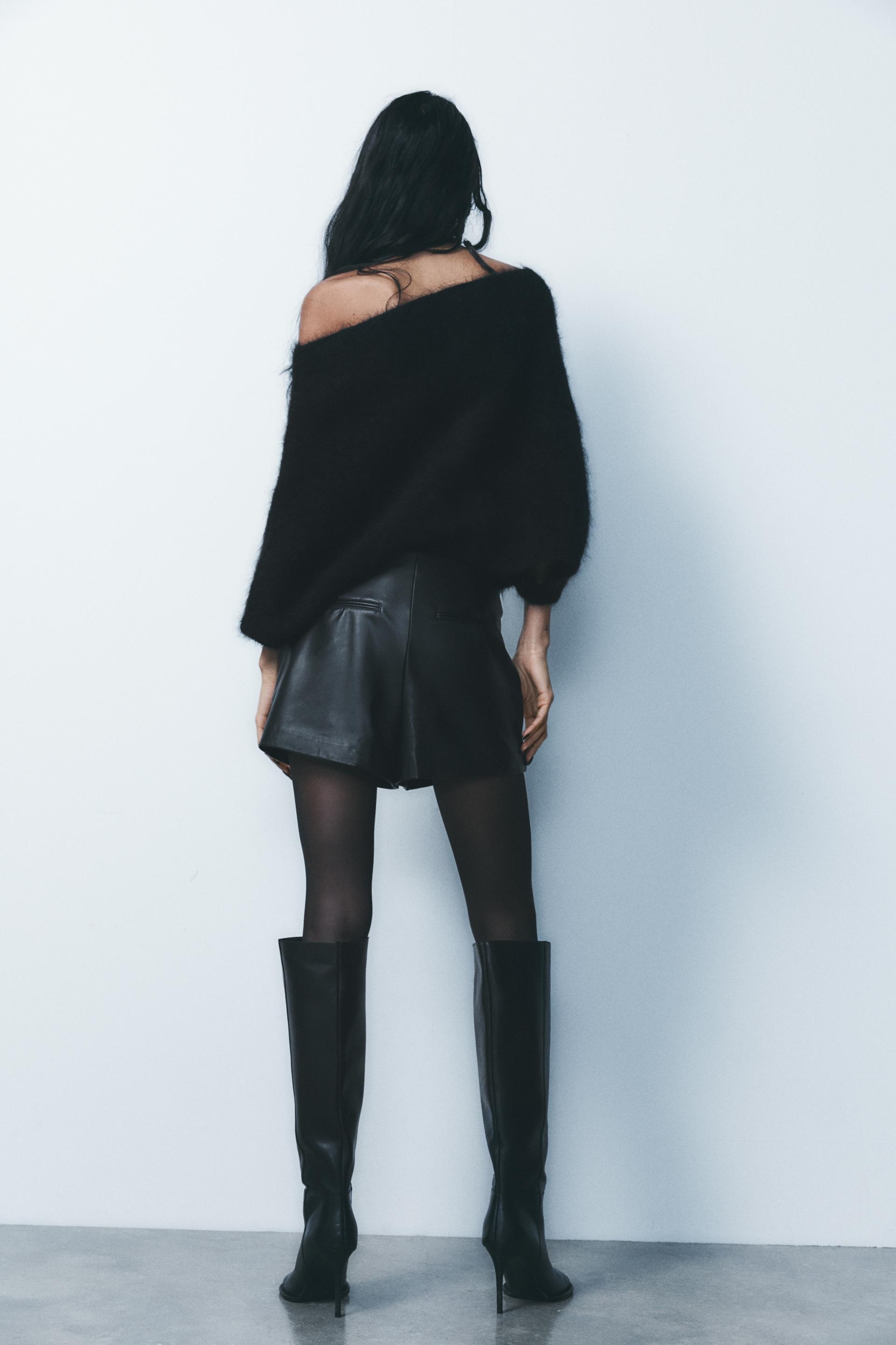 ZAYA MINI LEATHER SKIRT