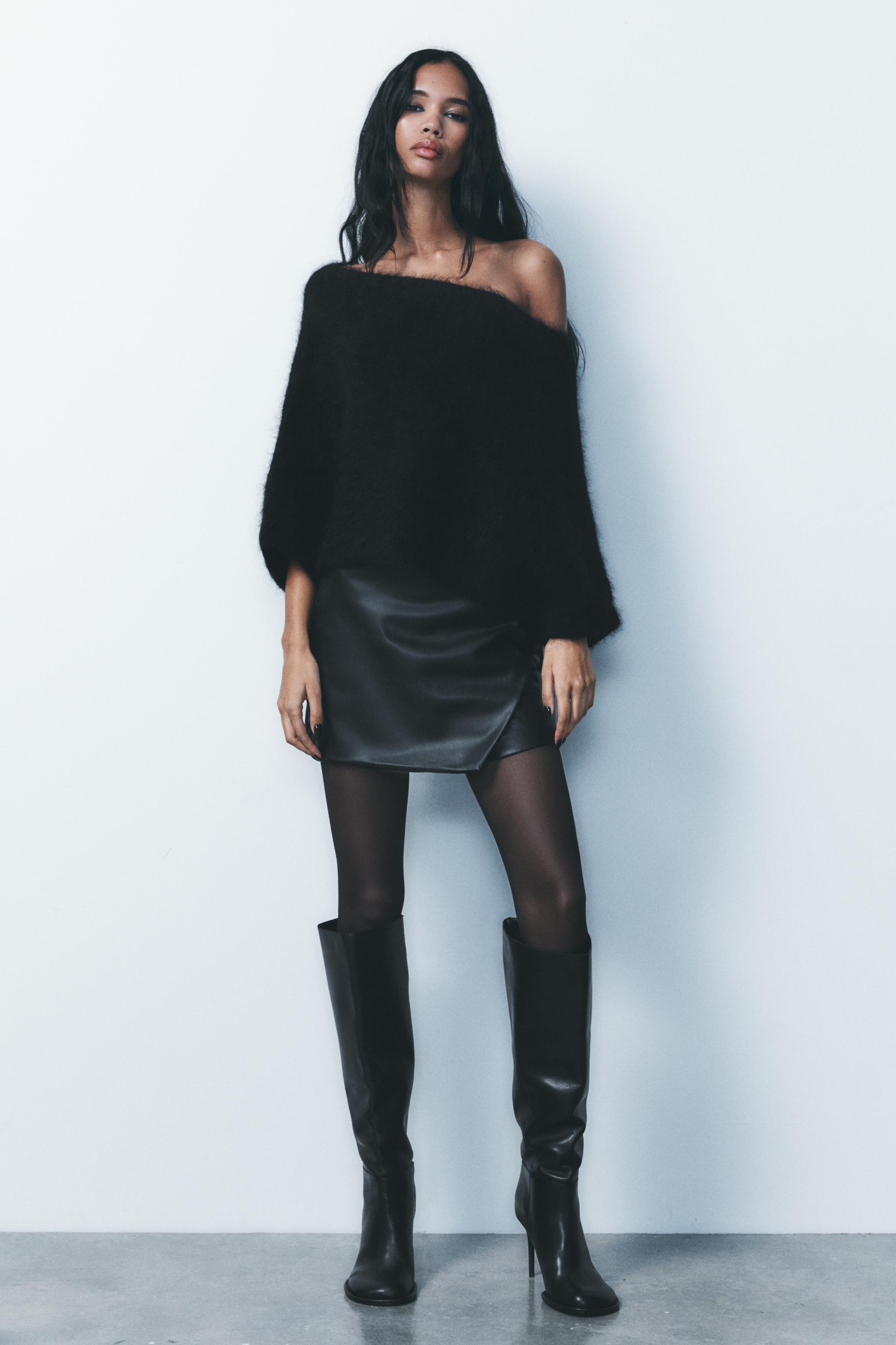 ZAYA MINI LEATHER SKIRT