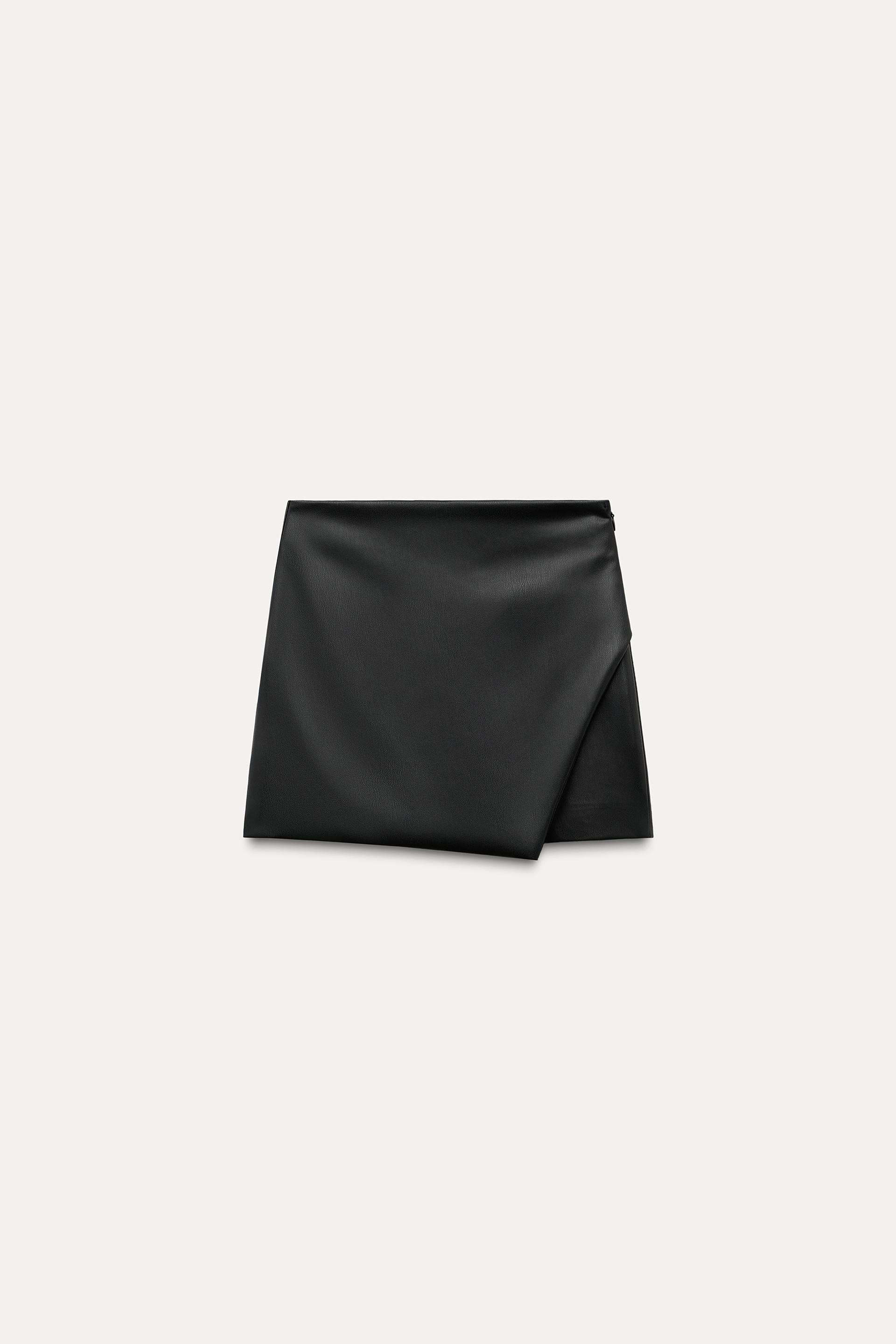 ZAYA MINI LEATHER SKIRT