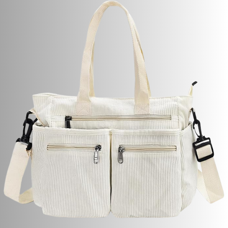 EMMA URBAN CORD TOTE BAG