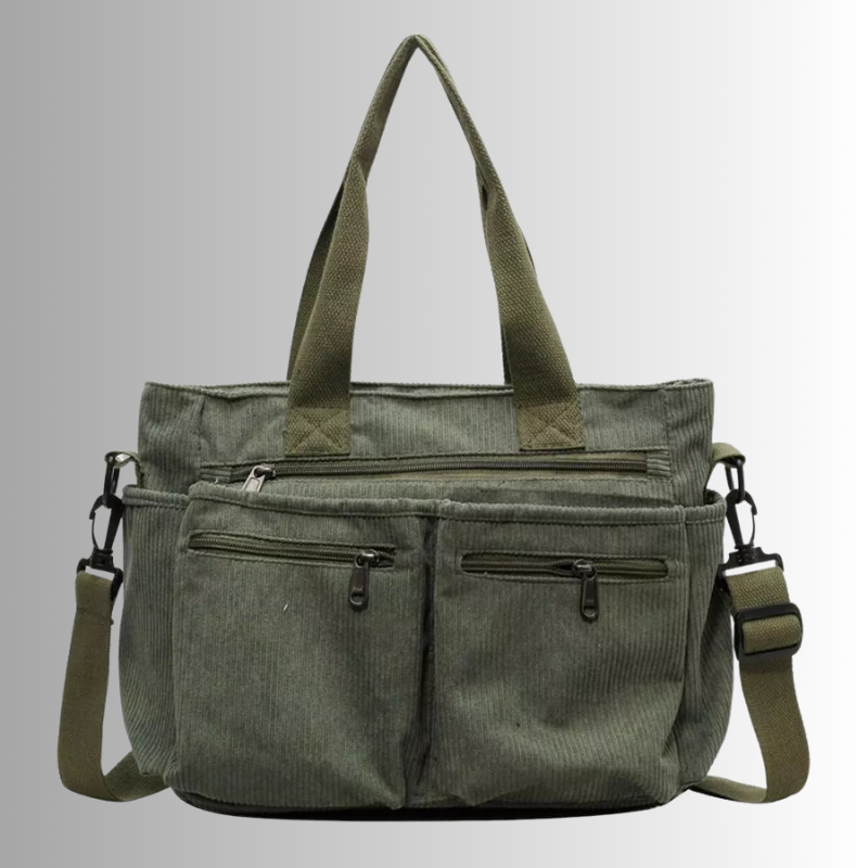 EMMA URBAN CORD TOTE BAG