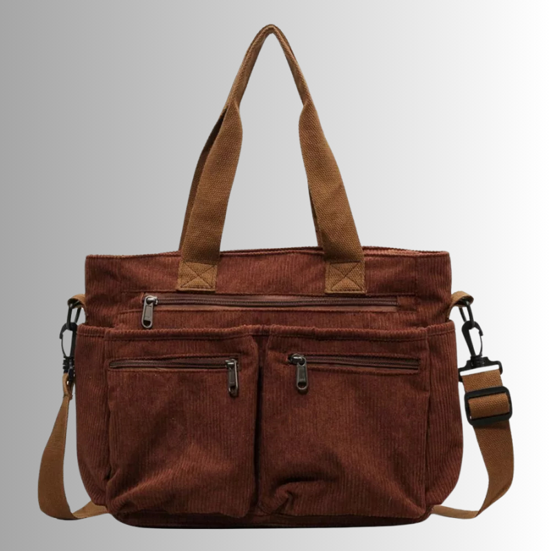 EMMA URBAN CORD TOTE BAG