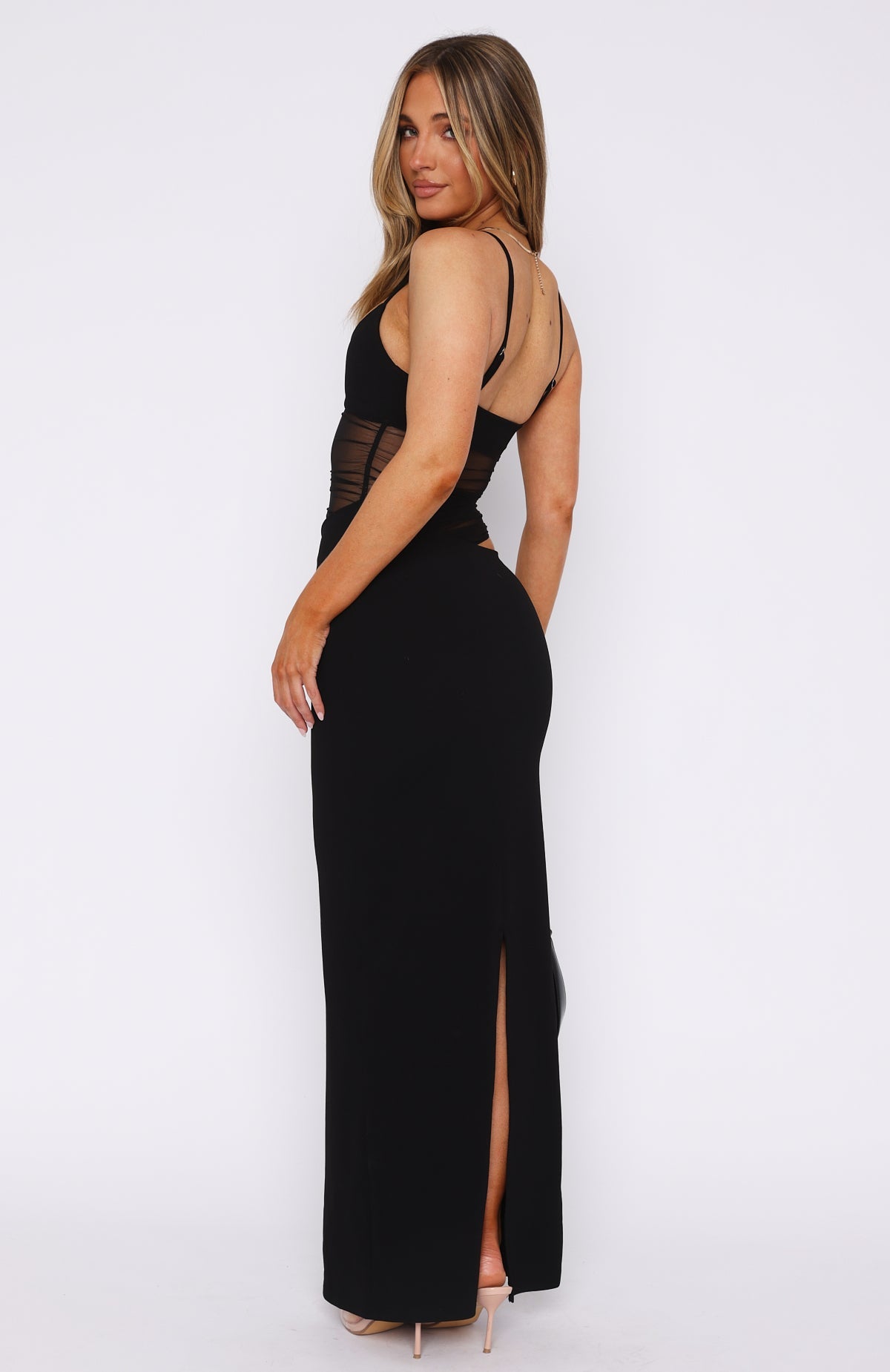 VALENTINA MAXI DRESS BLACK