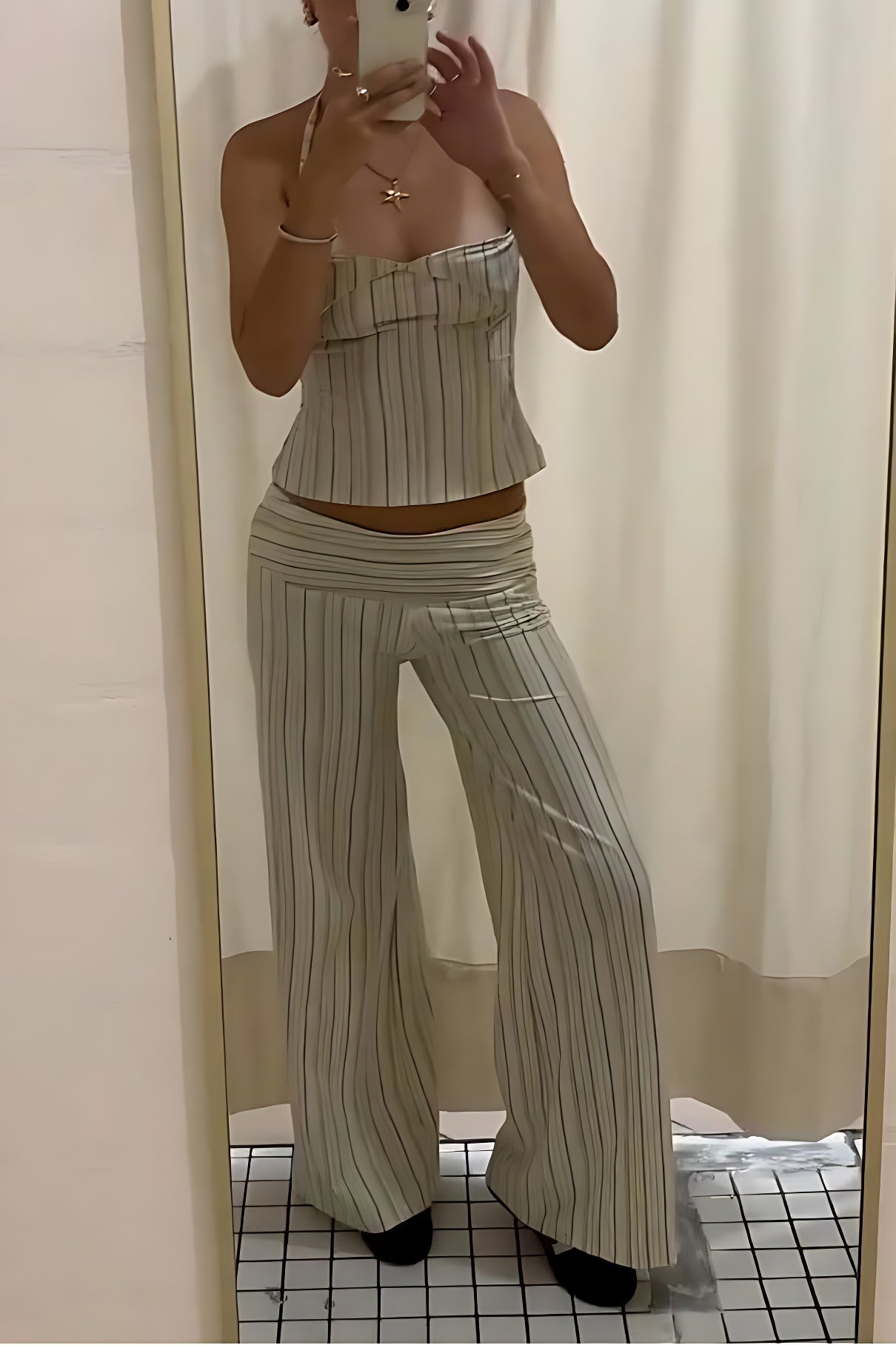 FABIENNE PINSTRIPE SET