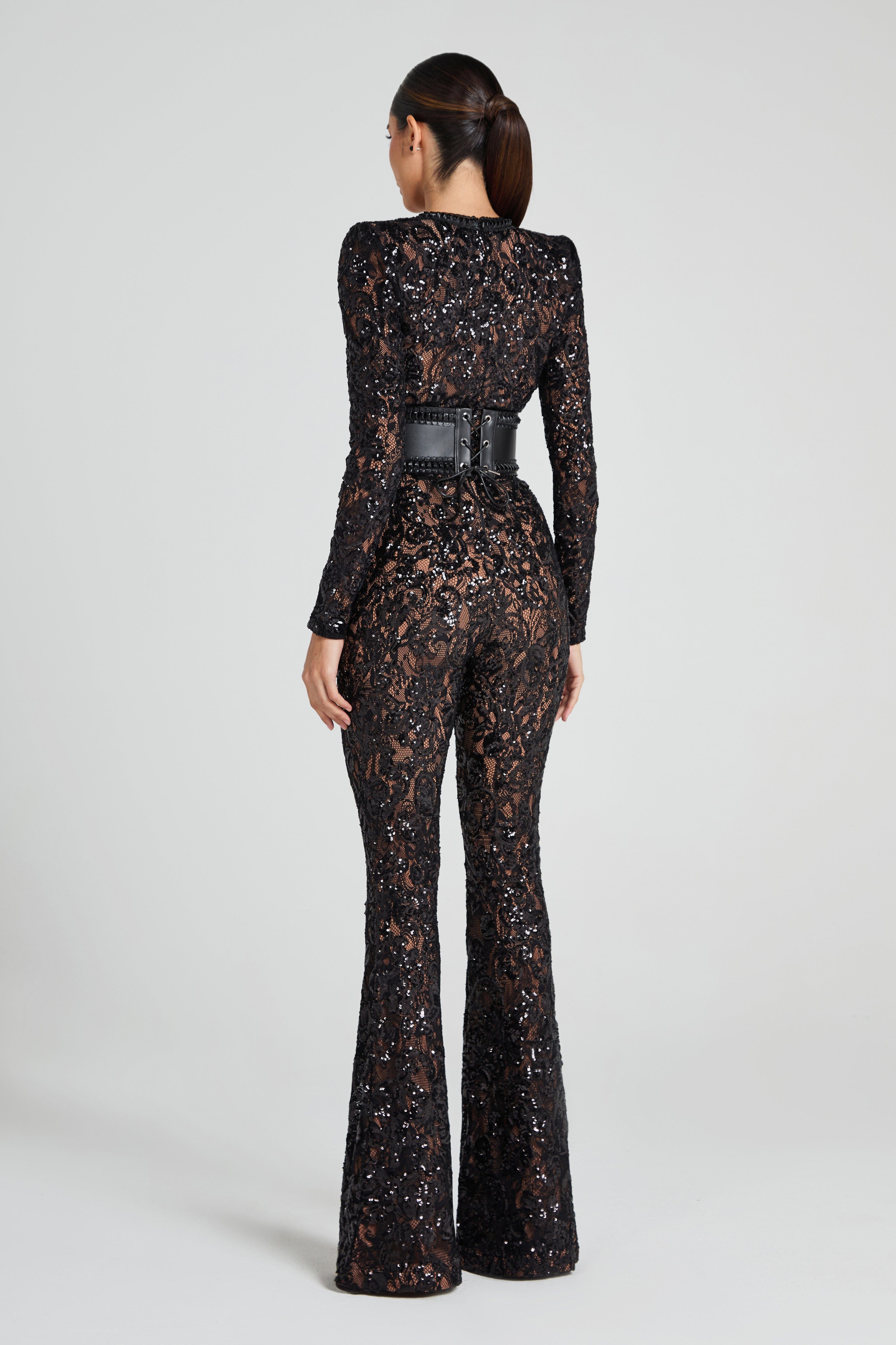 BELLA ELEGANCE JUMPSUIT BLACK