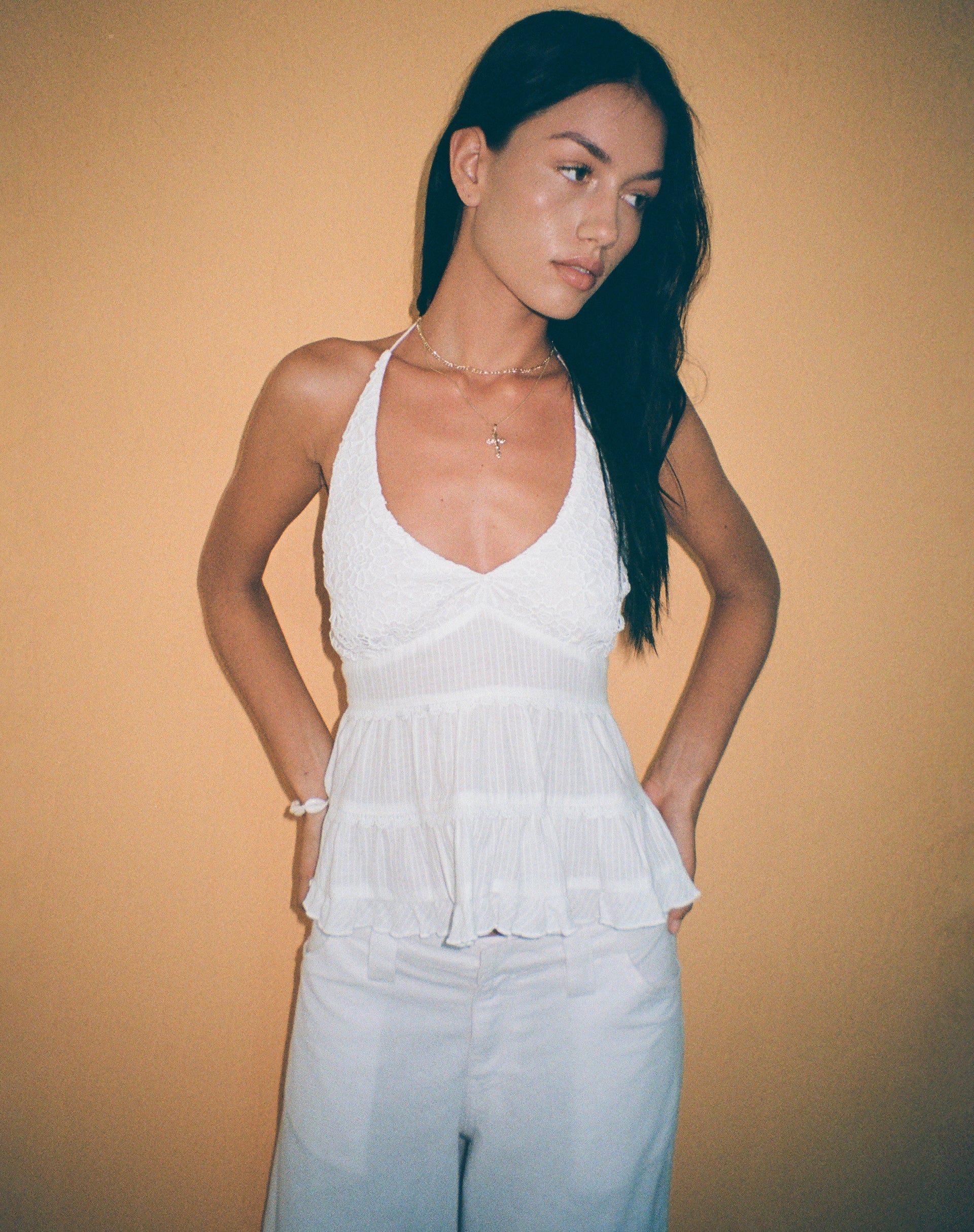 JUANITA HALTER-NECK TOP