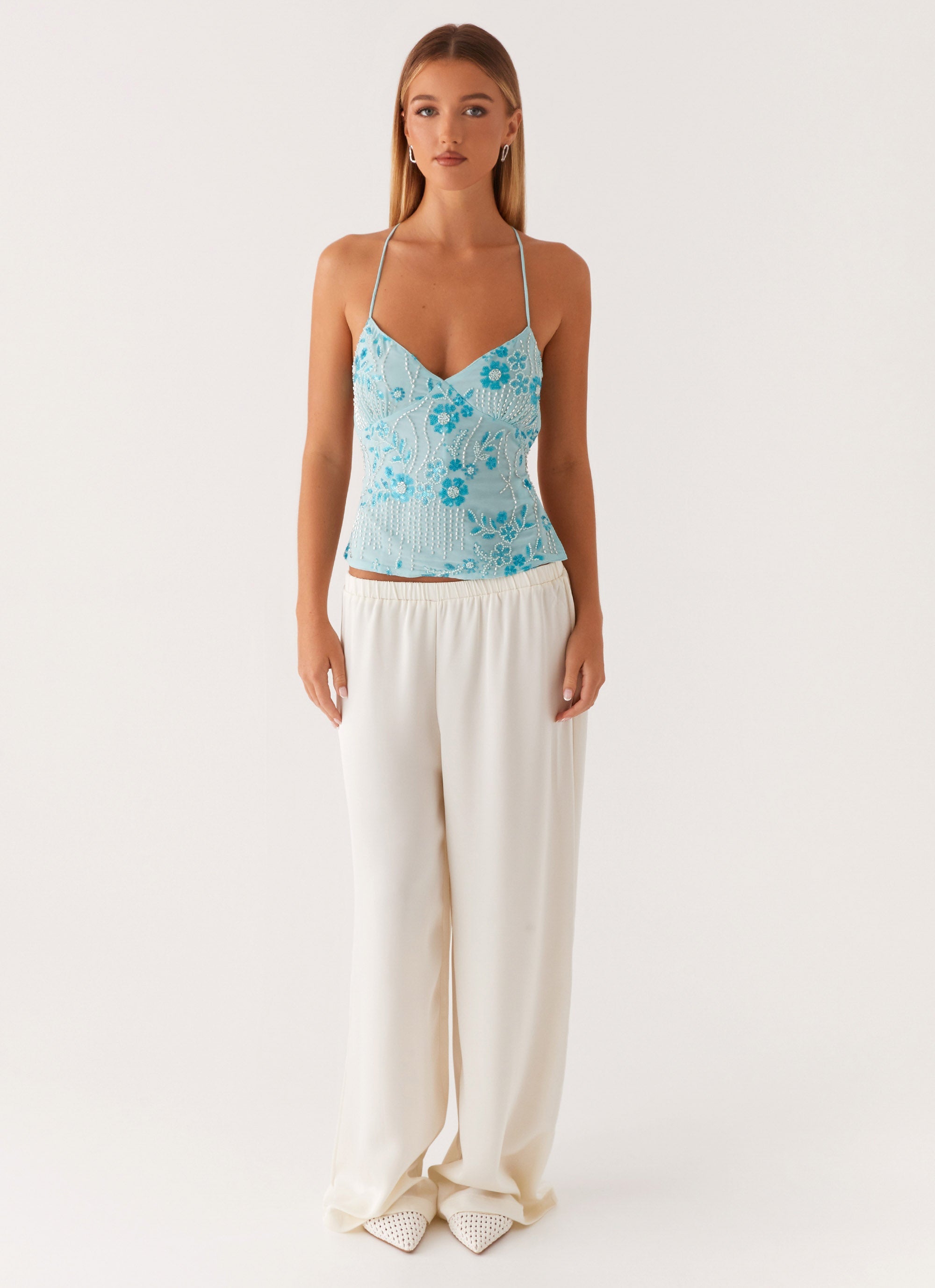 KAMILLA SEQUIN CAMI TOP