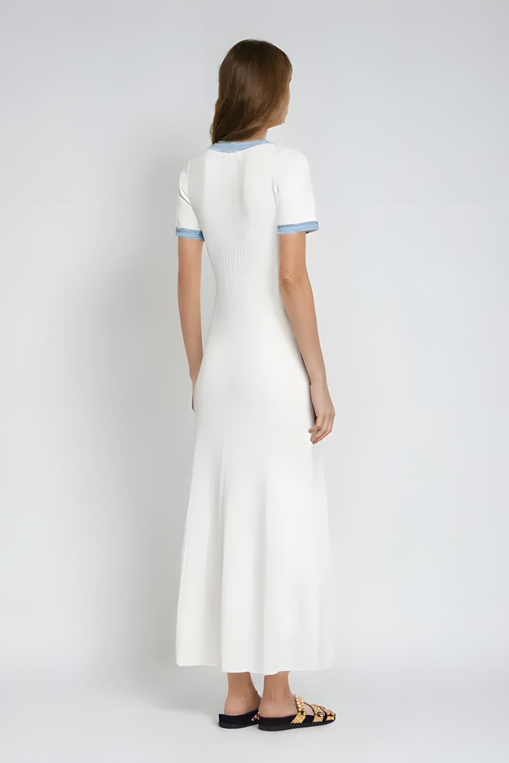 SANDRA KNIT MIDI DRESS