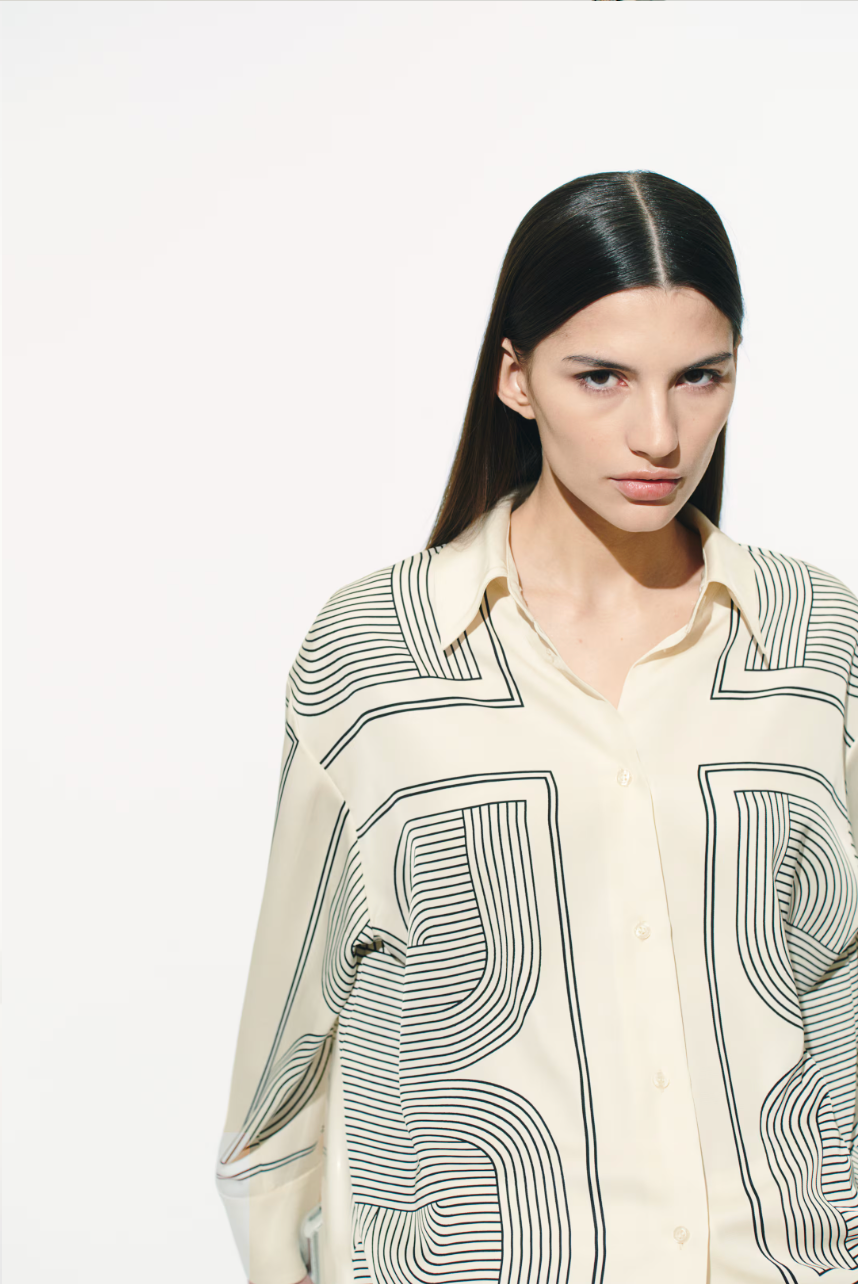 ARIA GEOMETRIC SILK SET