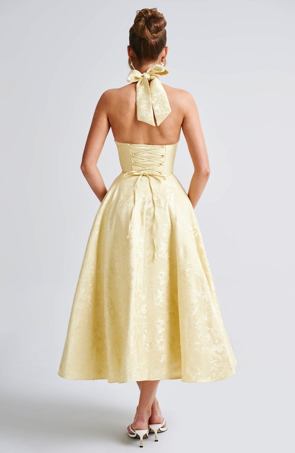 VELIA ELEGANT MIDI DRESS