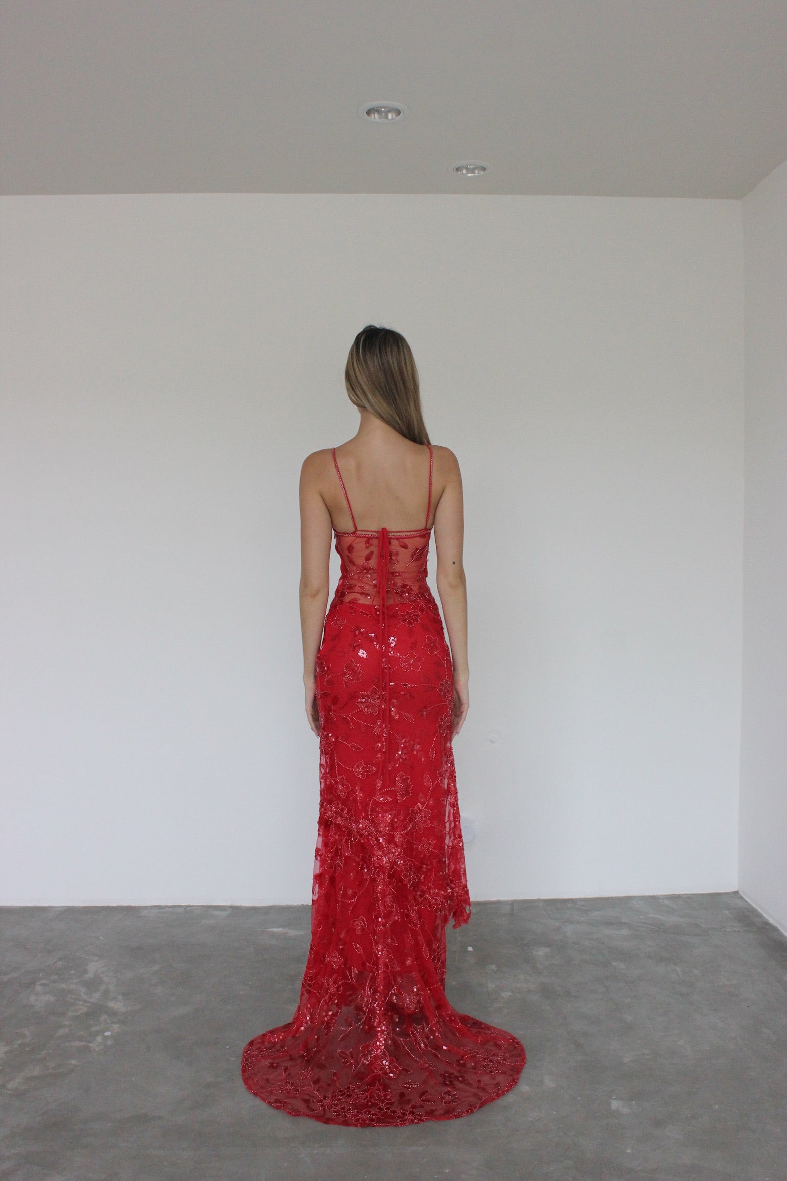 ABELLA EMBELLISHED MAXI DRESS