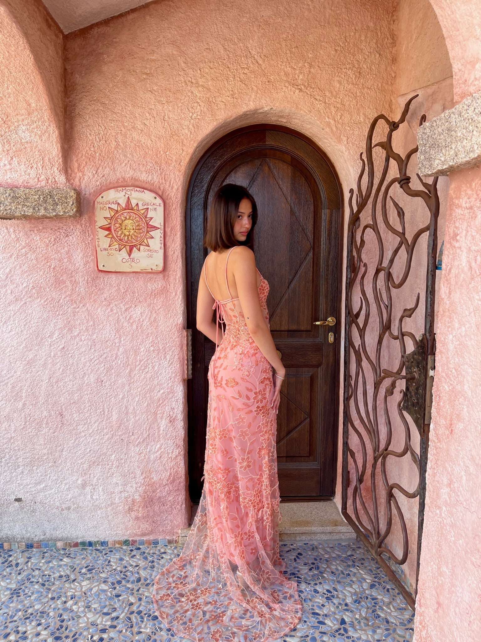ABELLA EMBELLISHED MAXI DRESS