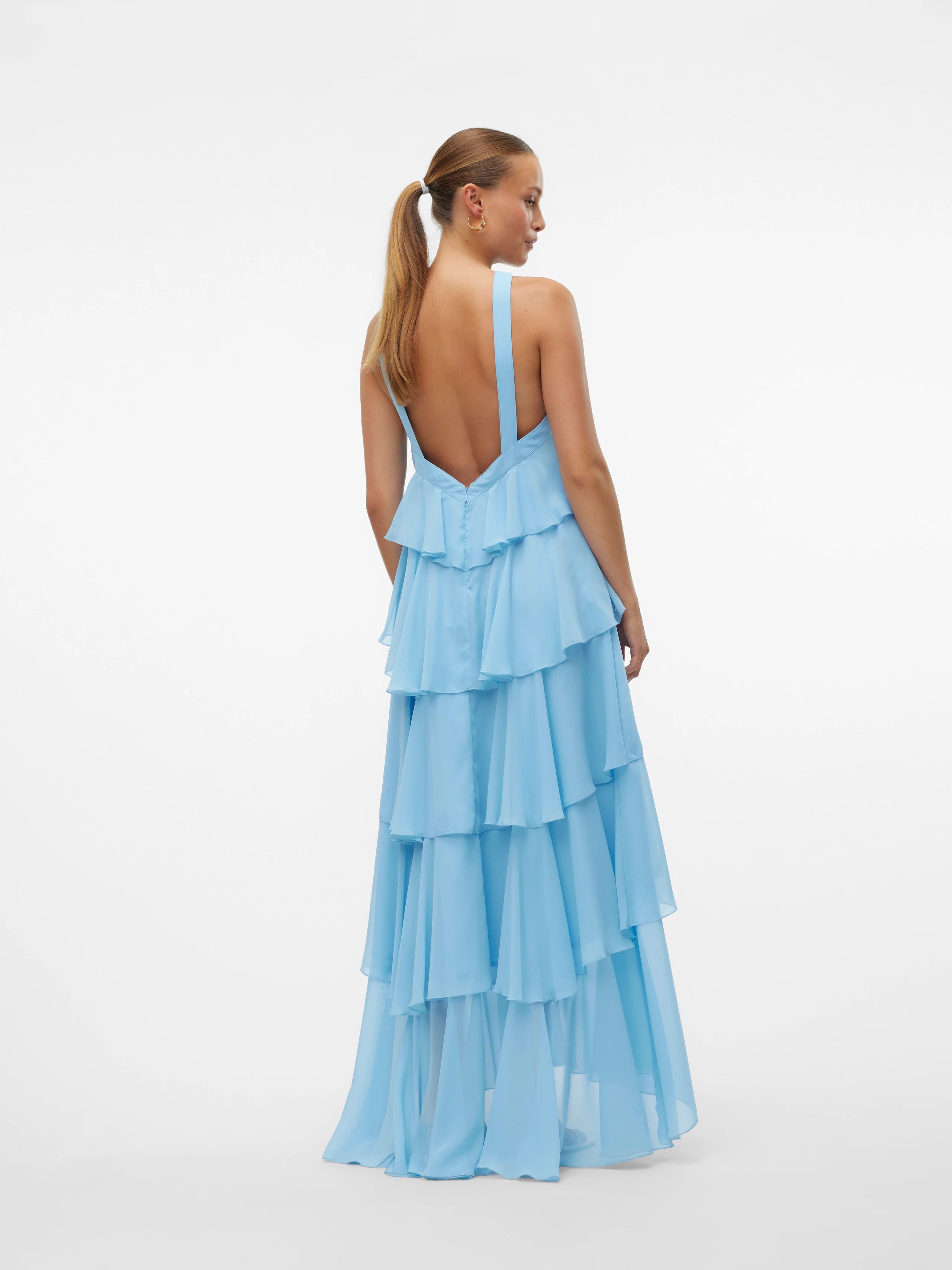 ZAYA RUFFLE MAXI DRESS