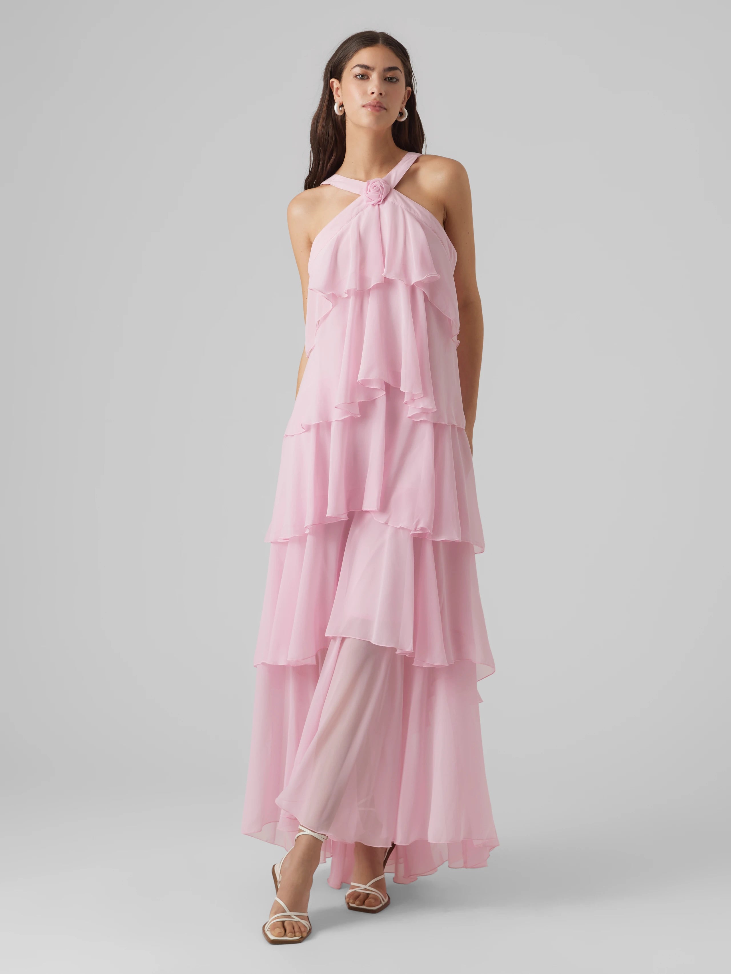 ZAYA RUFFLE MAXI DRESS