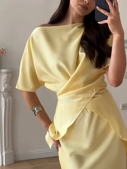 ELYSIA SATIN CO-ORD SET