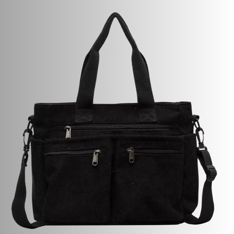 EMMA URBAN CORD TOTE BAG