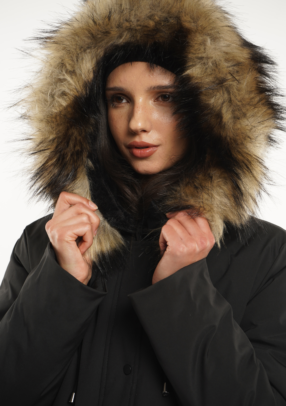 PUFFIT FAUX FUR HOODED PARKA
