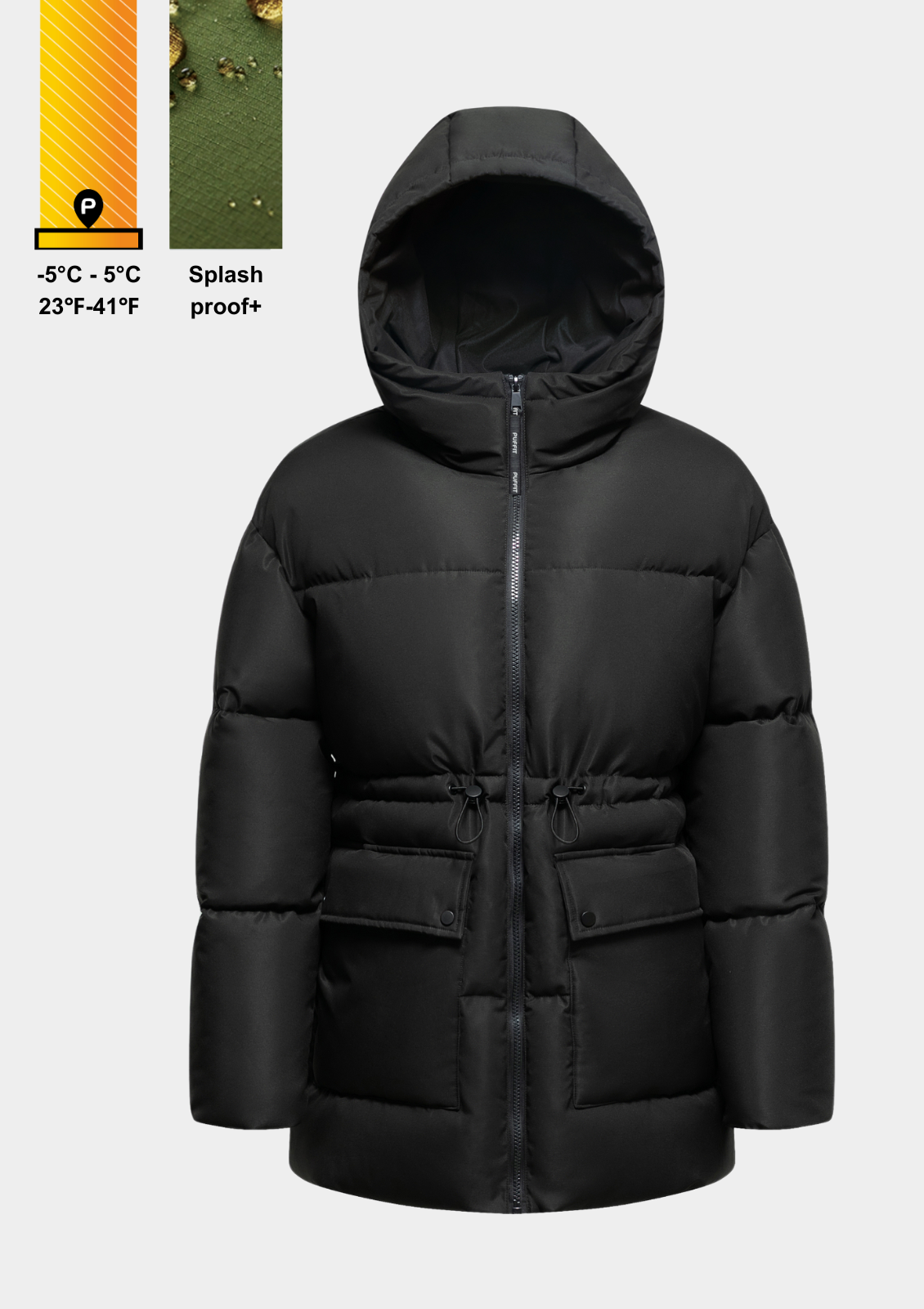 PUFFIT HOODED PUFFER JACKET