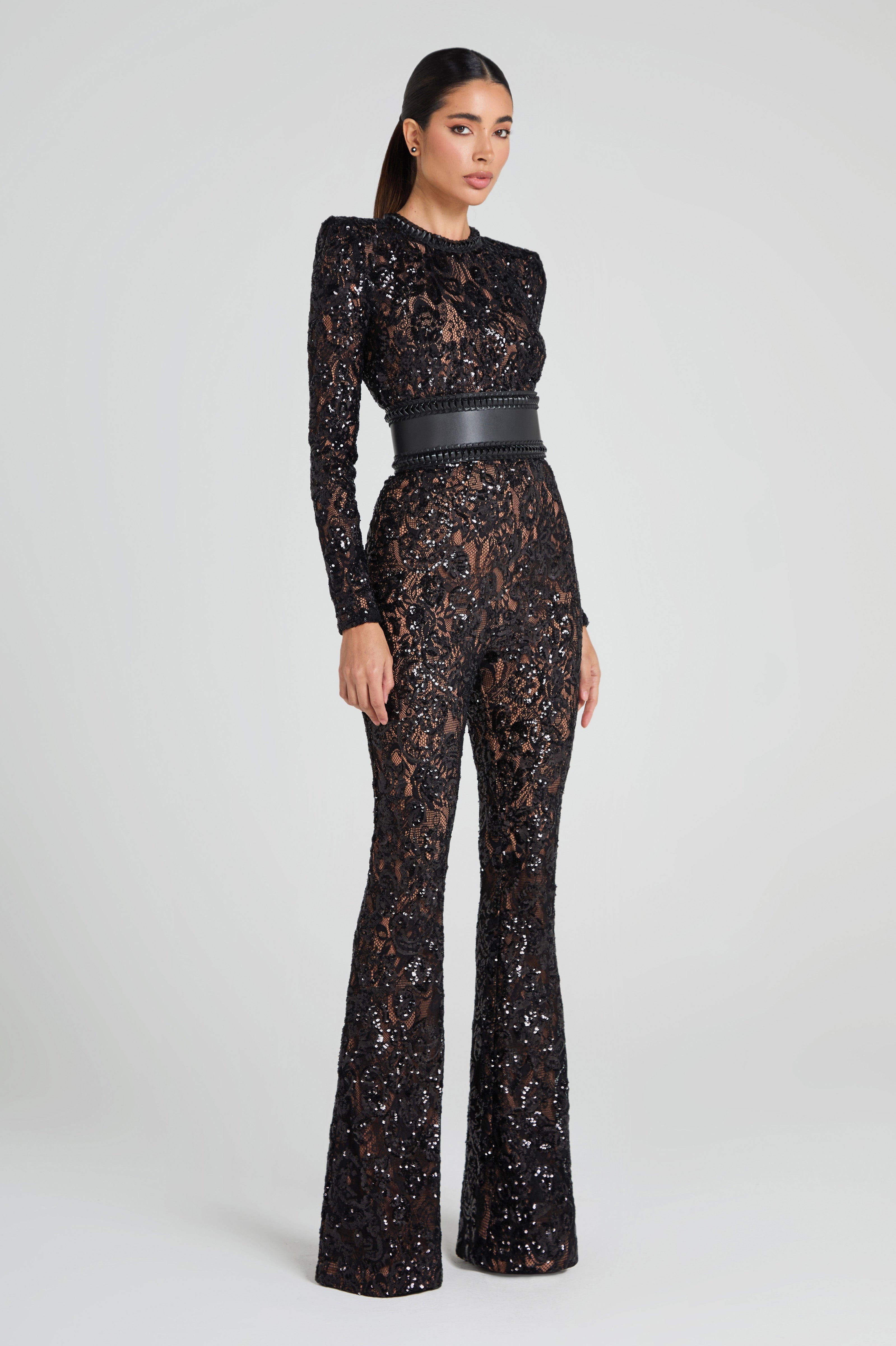 BELLA ELEGANCE JUMPSUIT BLACK