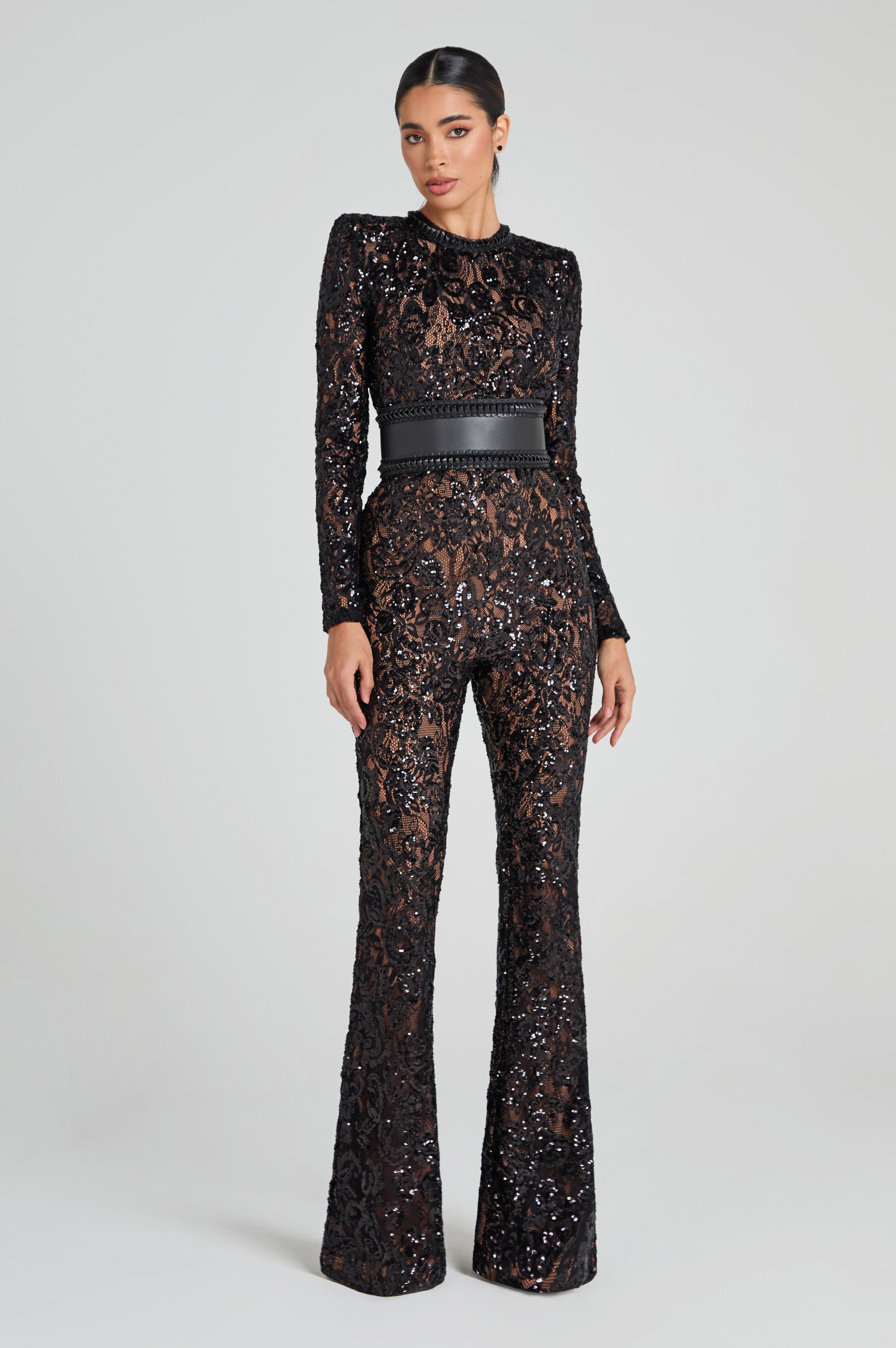 BELLA ELEGANCE JUMPSUIT BLACK