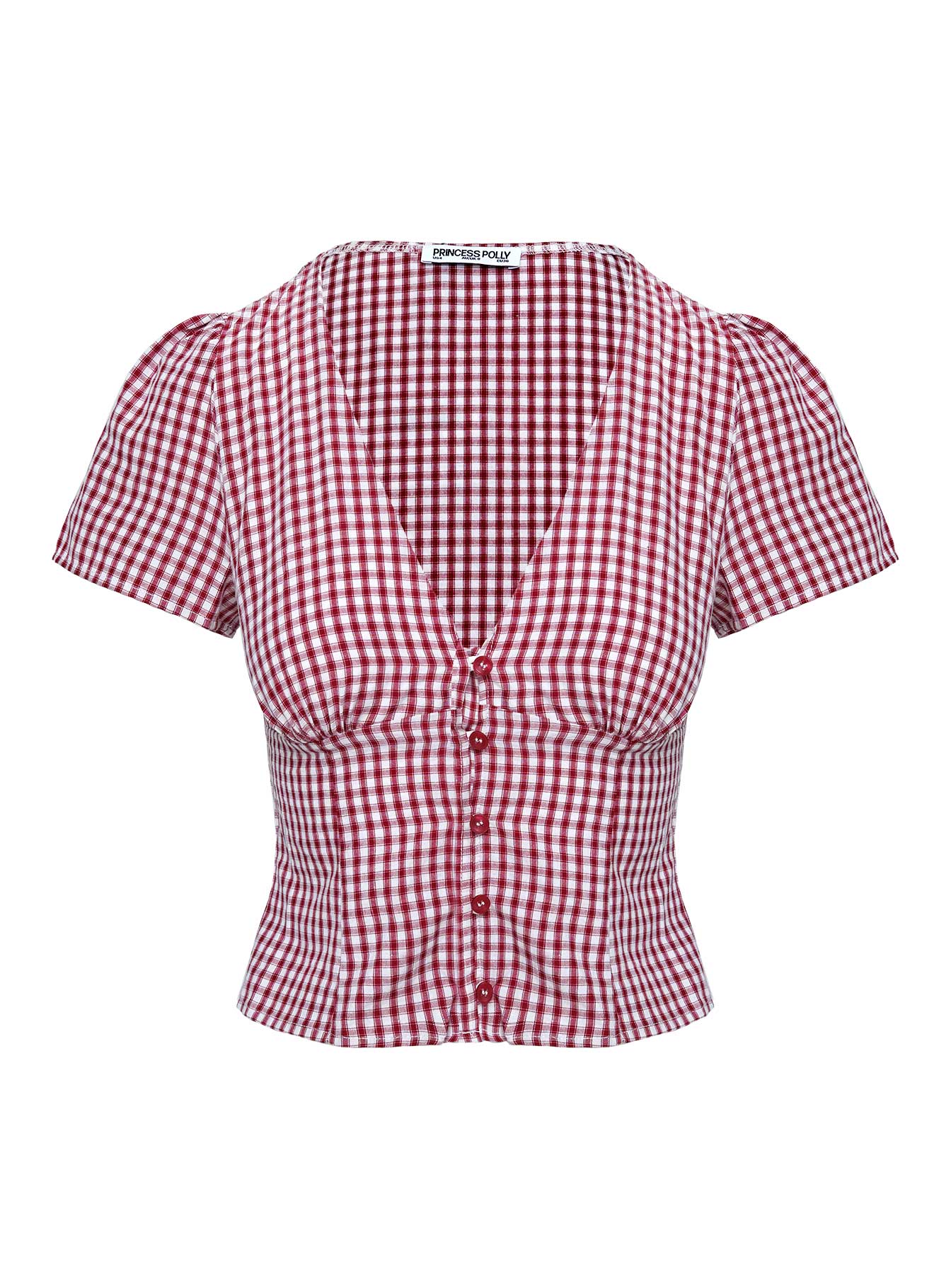 ISOLDA BLOUSE TOP RED