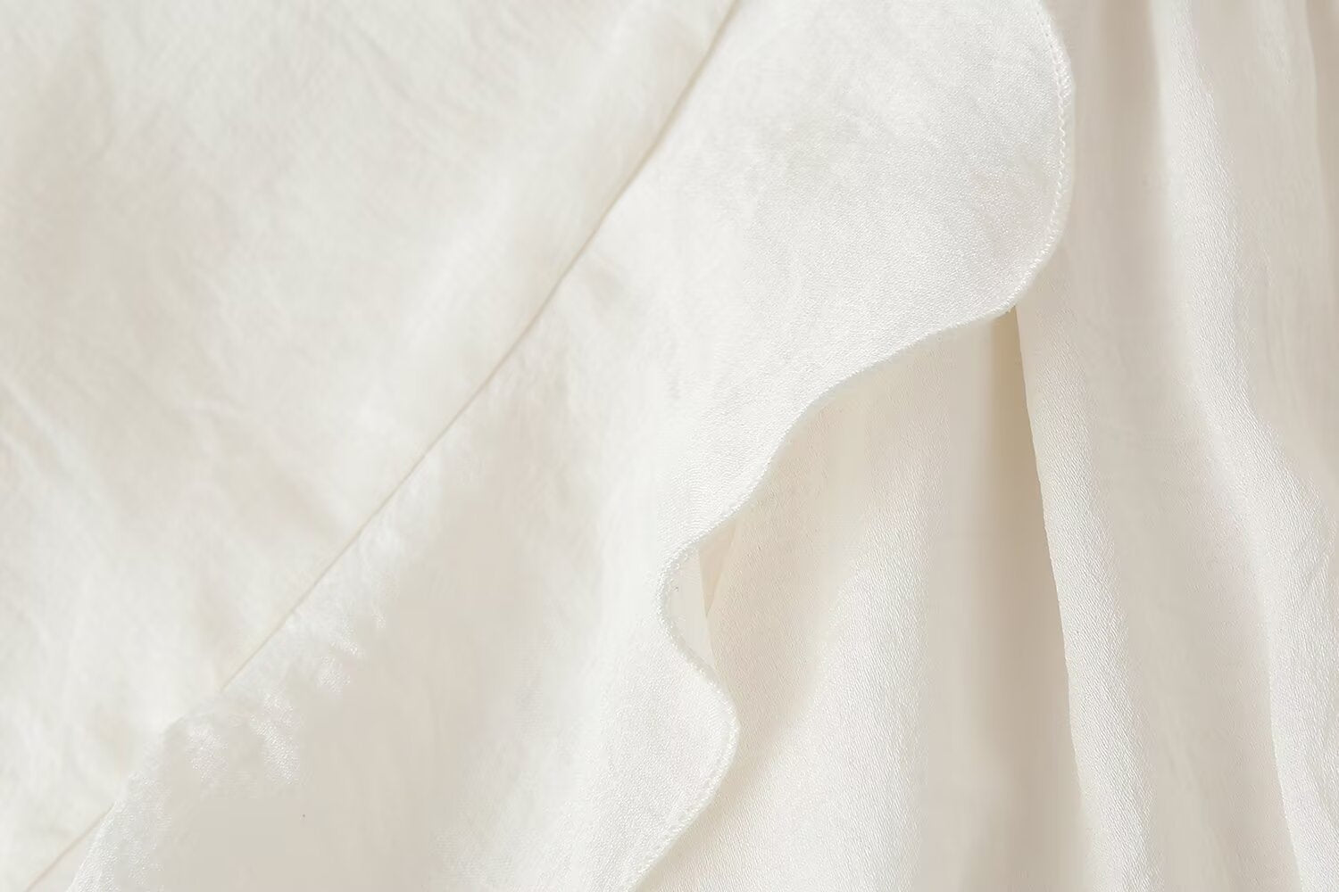 NOVA RUFFLE BLOUSE WHITE