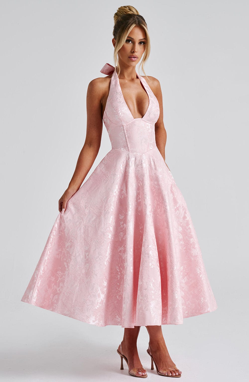 VELIA ELEGANT MIDI DRESS