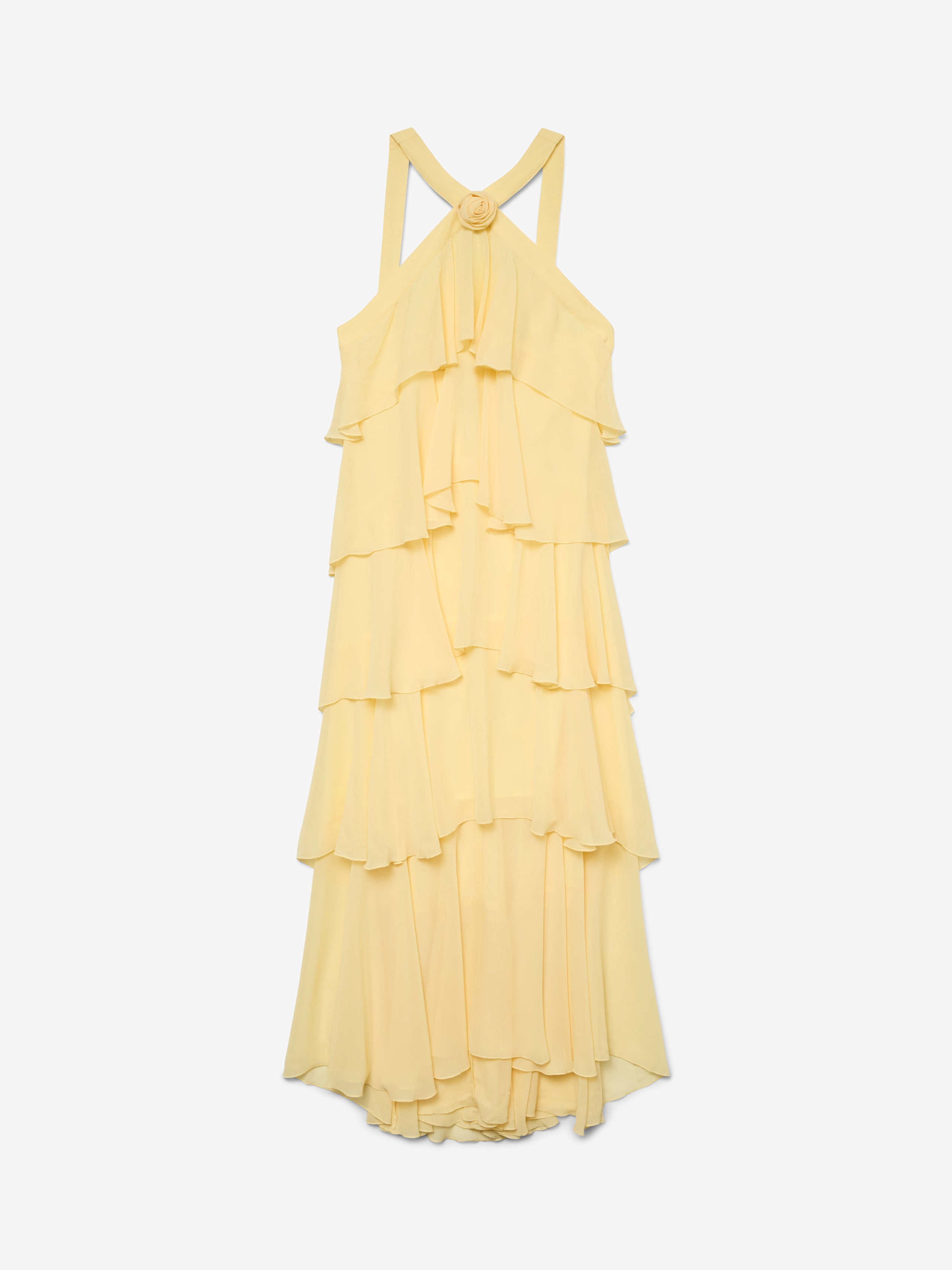 ZAYA RUFFLE MAXI DRESS